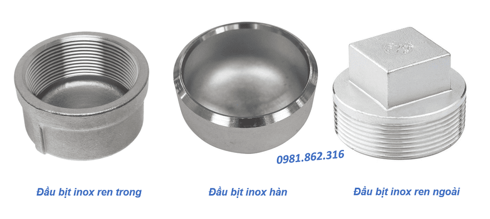 Đầu bịt inox 3