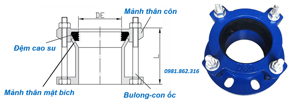 Khớp nối mềm BE 6