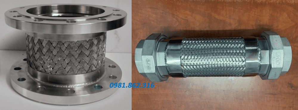 Khớp nối mềm inox DN80 5