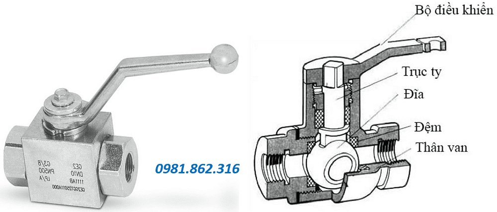 Van bi áp cao nối ren 4