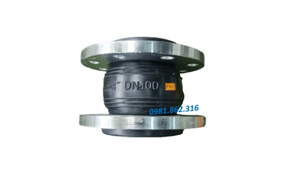 Khớp nối mềm cao su DN100 3